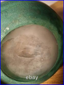 G De Feurre Pichet En PATE DE VERRE ORANGE ET VERT. No Lalique, No Daum