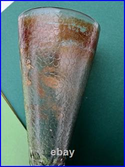 G Legras, grand vase cornet hollandais, guilloché, excellent état