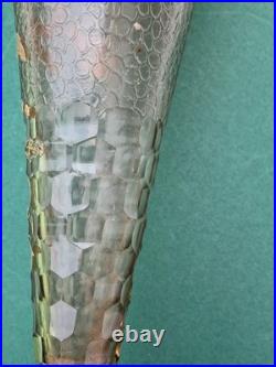 G Legras, grand vase cornet hollandais, guilloché, excellent état
