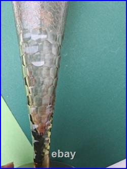 G Legras, grand vase cornet hollandais, guilloché, excellent état