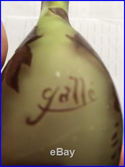 Galle émile richard muller devez legras Daum Lalique acide multicouche rare