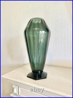 Grand Vase Art Déco Signé André Delatte Nancy