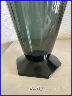 Grand Vase Art Déco Signé André Delatte Nancy