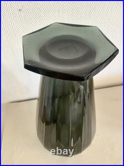 Grand Vase Art Déco Signé André Delatte Nancy