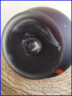 Grand Vase Art Glass 40cm Verre Souffle Satine Style Essie Zareh Darius Zarrin