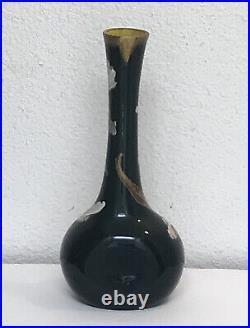 Grand Vase Berluze Art Nouveau Decor Aux Iris Legras