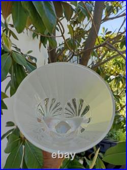 Grand Vase Colombes Cristal Vianne Dlg Lalilque Art Déco