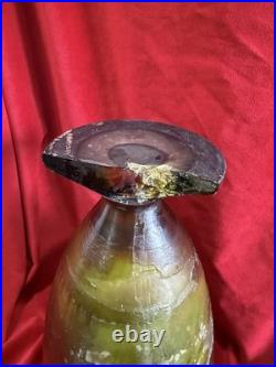 Grand Vase Émile Galle Casse Au Pied