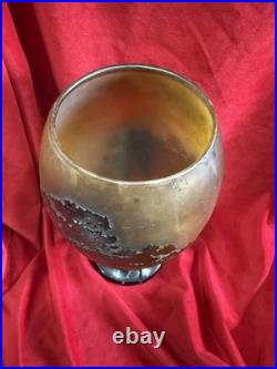 Grand Vase Émile Galle Casse Au Pied