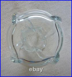 Grand Vase En Cristal Serpentin Baccarat