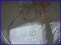 Grand Vase En Cristal Serpentin Baccarat