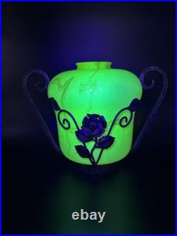 Grand Vase En Ouraline 1930 1920