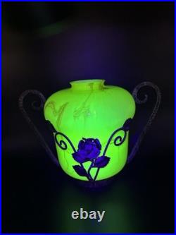 Grand Vase En Ouraline 1930 1920