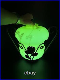 Grand Vase En Ouraline 1930 1920