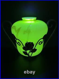 Grand Vase En Ouraline 1930 1920