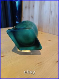 Grand Vase Soliflore en Verre Vert Émeraude Design Moderne Grand Vase Soliflore en Verre Vert Émeraude Design Moderne