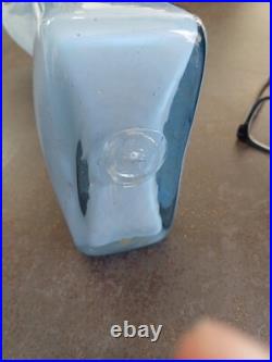 Grand Vase Verre Soufflé Bob LE BLEIS Les verriers de MAURE- VIEIL