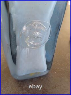 Grand Vase Verre Soufflé Bob LE BLEIS Les verriers de MAURE- VIEIL