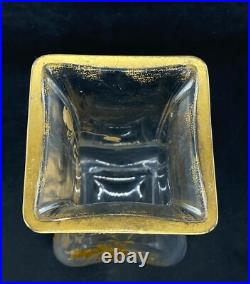Grand Vase avec Dorure Baccarat Saint Louis Grand Vase avec Dorure Baccarat Saint Louis