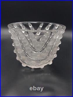 Grand Vase en Cristal, LALIQUE FRANCE, Modèle VICHY, signé