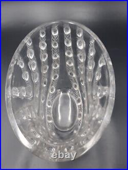 Grand Vase en Cristal, LALIQUE FRANCE, Modèle VICHY, signé