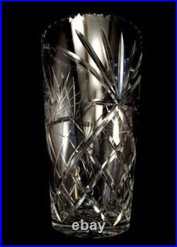 Grand Vase en Cristal de Bohème 31 cm
