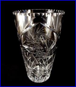 Grand Vase en Cristal de Bohème 31 cm
