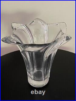 Grand Vase en cristal Art Vannes France