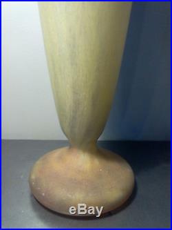 Grand Vase pâte de verre Charles Schneider, Art Déco 1918-21