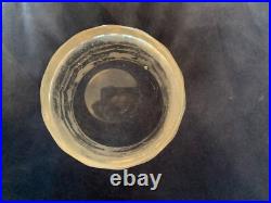 Grand Verre gravé XIXème