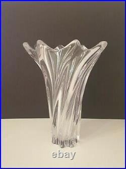 Grand vase cristal grobe art vannes france