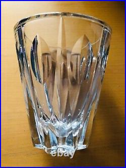 Grand vase en cristal taillé de Saint-Louis estampille de 1950 lourd + de 3,5 kg
