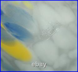 Grand vase en verre à inclusions d'oxydes des Frères Muller, période Art Déco