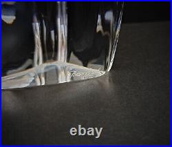 Grand vase soliflore en cristal de Baccarat double signature signé 31,5 cm