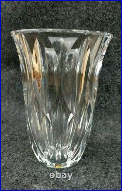 Grand vase taillé en cristal de saint Louis années 50-60