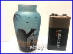 INTROUVABLES SCAILMONT H. MARTIN TROIS VASES MINIATURES Haut. 6cm Parfait état