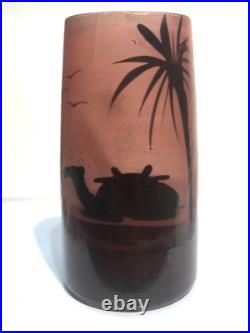 INTROUVABLES SCAILMONT H. MARTIN TROIS VASES MINIATURES Haut. 6cm Parfait état