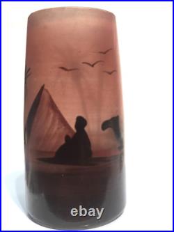 INTROUVABLES SCAILMONT H. MARTIN TROIS VASES MINIATURES Haut. 6cm Parfait état