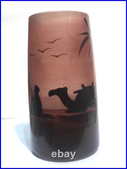 INTROUVABLES SCAILMONT H. MARTIN TROIS VASES MINIATURES Haut. 6cm Parfait état