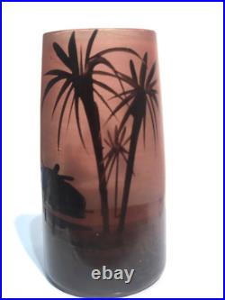 INTROUVABLES SCAILMONT H. MARTIN TROIS VASES MINIATURES Haut. 6cm Parfait état