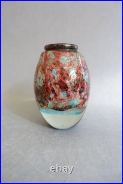 Isabelle Monod (Genève, 1945-2024) Vase miniature en pâte de verre contemporaine