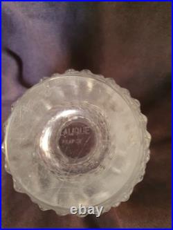 LALIQUE France Vase poissons 13 cm