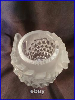 LALIQUE France Vase poissons 13 cm
