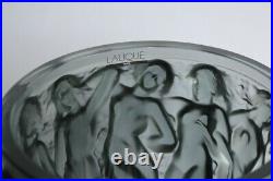 LALIQUE Grand vase Bacchantes cristal gris (48677)