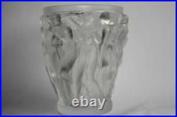 LALIQUE Grand vase Bacchantes cristal incolore (48678)
