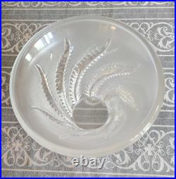 LALIQUE Vase FOUGERES 1951- verre préssé-moulé, parfait état