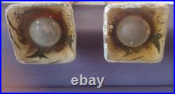 LEGRAS, très jolie paire de grands vases soliflore, décor d'arbres enneigés