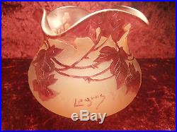 LEGRAS vase en Pate de verre signé LEGRAS LEGRAS vase en Pate de verre signé LEGRAS