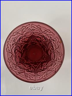 Lalique France Vase En Cristal Modèle Arabesque Lalique France Vase En Cristal Modèle Arabesque