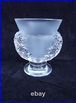 Lalique france vase en cristal modèle St Cloud